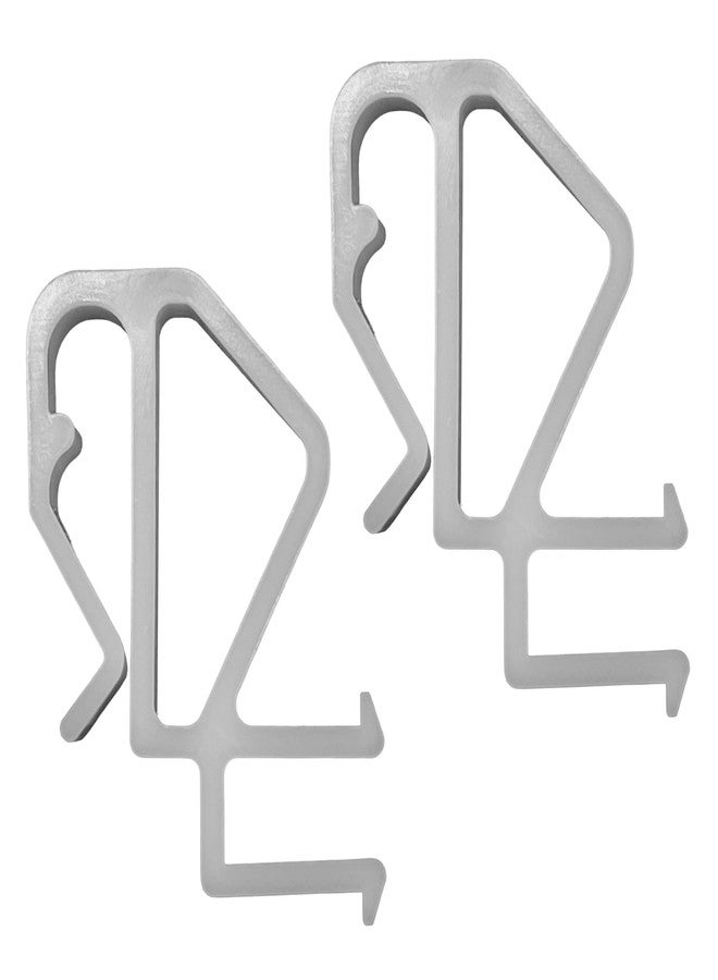 OHIY 2 pcs Champion Valance Clip for Cordless 2" Horizontal Blinds 240603 White - Image 1